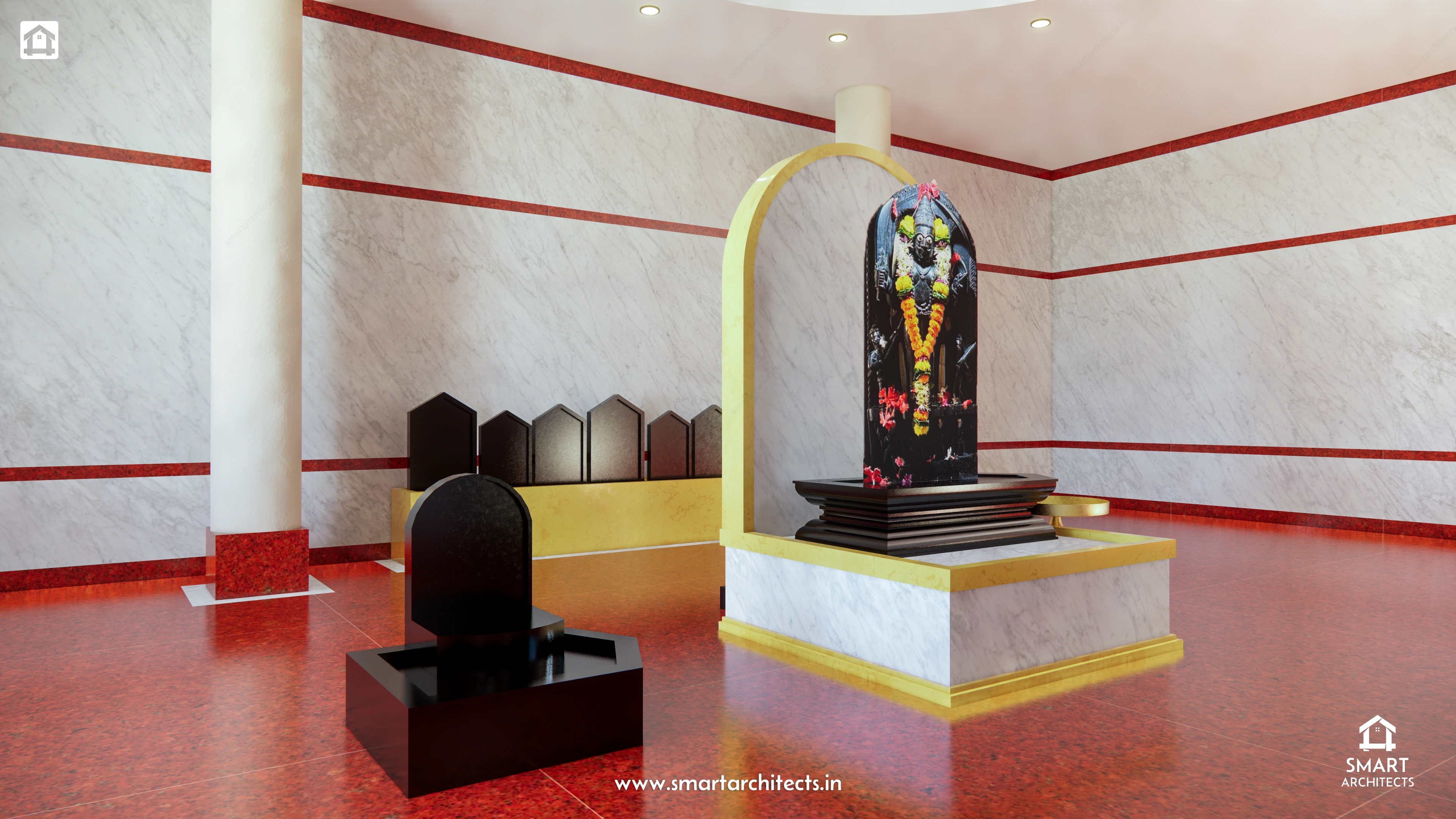 Temple design by Smart Architects